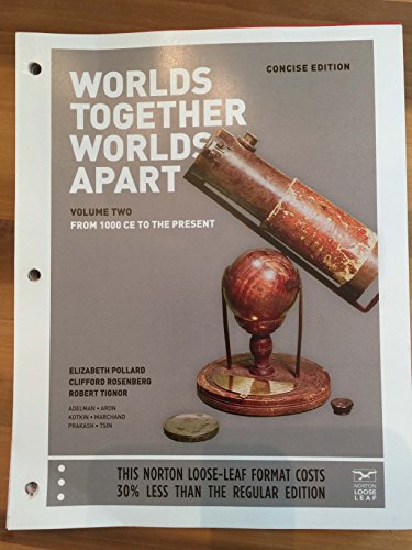 Beispielbild fr Worlds Together, Worlds Apart: A History of the World: From the Beginnings of Humankind to the Present zum Verkauf von HPB-Red