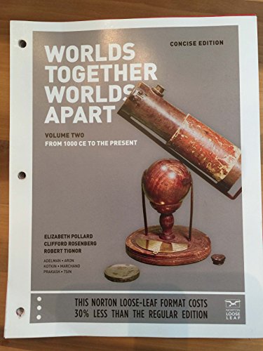 Imagen de archivo de Worlds Together, Worlds Apart: A History of the World: From the Beginnings of Humankind to the Present a la venta por HPB-Red