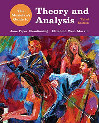 Beispielbild fr The Musician's Guide to Theory and Analysis zum Verkauf von BooksRun