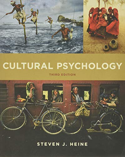 Imagen de archivo de Cultural Psychology a la venta por Better World Books