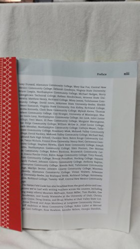 Beispielbild fr The Norton Field Guide to Writing With Readings and Handbook Bullock, Richard; Goggin, Maureen Daly and Weinberg, Francine zum Verkauf von Aragon Books Canada