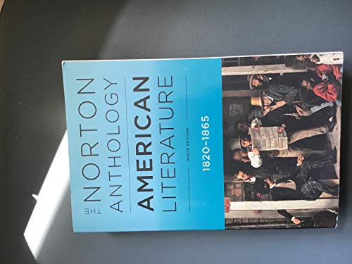 Imagen de archivo de The Norton Anthology of American Literature a la venta por Reliant Bookstore