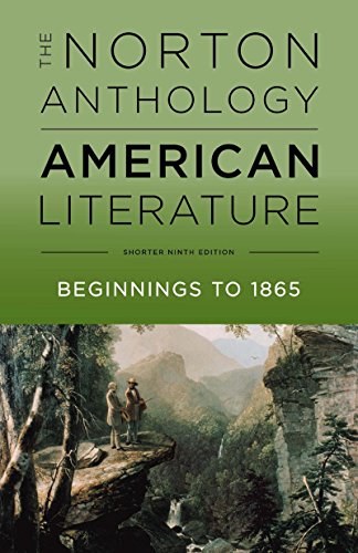 9780393264524: The Norton Anthology of American Literature: Beginnings to 1865