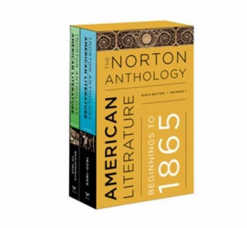 Beispielbild fr The Norton Anthology of American Literature zum Verkauf von medimops
