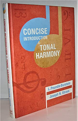 Imagen de archivo de Concise Introduction to Tonal Harmony a la venta por Goodwill of Colorado