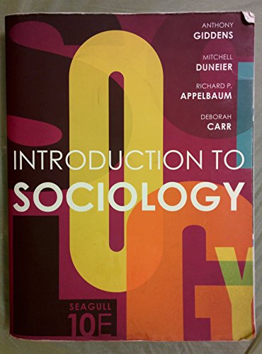 Beispielbild fr Introduction to Sociology (Seagull Tenth Edition) zum Verkauf von Indiana Book Company
