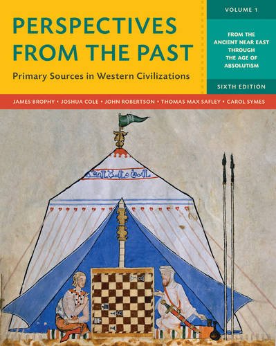 9780393265392: Perspectives from the Past: Primary Sources in Western Civilizations: From the Ancient Near East Through the Age of Absolutism