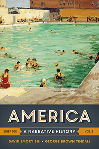 Stock image for America: A Narrative History (Brief Tenth Edition) (Vol. 2) for sale by SecondSale