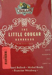 Stock image for The Little Cougar Handbook with exercises-IU Kokomo for sale by HPB-Diamond