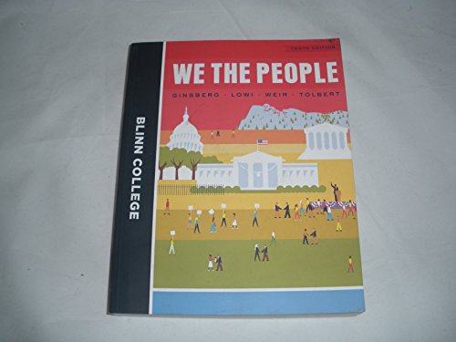 Beispielbild fr We the People Blinn College Custom Edition 10th Edition zum Verkauf von HPB-Red