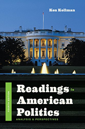 Beispielbild fr Readings in American Politics : Analysis and Perspectives zum Verkauf von Better World Books