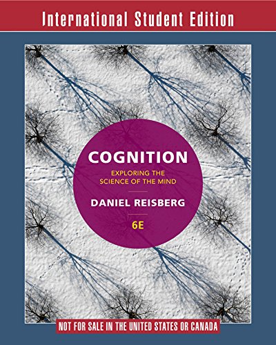 Beispielbild fr Cognition  " Exploring the Science of the Mind 6e zum Verkauf von WorldofBooks