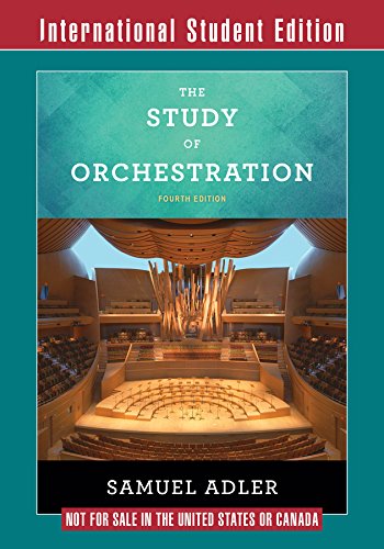 9780393283730: The Study of Orchestration: with Audio and Video Recordings