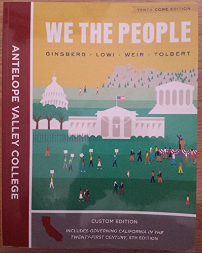 Stock image for By Benjamin Ginsberg We the People (Core Tenth Edition) (Core Tenth Edition) [Paperback] for sale by SecondSale