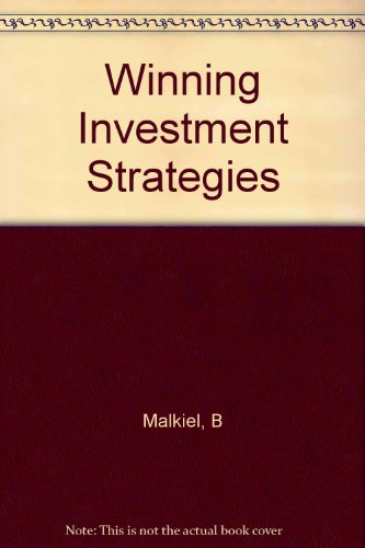 Imagen de archivo de Winning Investment Strategies : The Inflation-Beater's Investment Guide a la venta por Better World Books