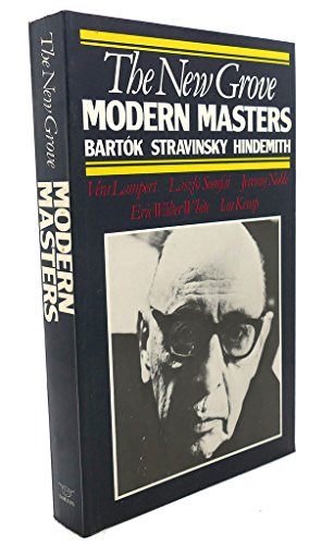 Beispielbild fr The New Grove Modern Masters (Composer Biography Series) zum Verkauf von Wonder Book