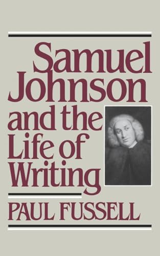 Imagen de archivo de Samuel Johnson and the Life of Writing a la venta por HPB-Diamond