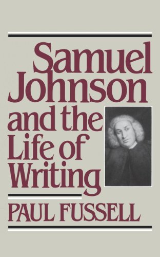 9780393302585: Samuel Johnson and the Life of Writing