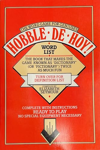 Beispielbild fr Hobble-de-Hoy': The Word Game for Geniuses: 1001 Curious Words and Definitions zum Verkauf von ThriftBooks-Atlanta