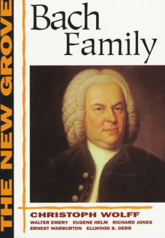 Imagen de archivo de The New Grove Bach Family (The New Grove Series) a la venta por HPB-Diamond