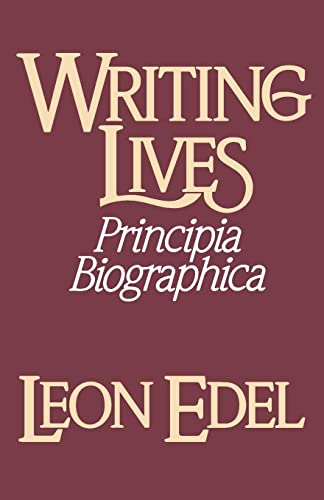 Imagen de archivo de Writing Lives: Principia Biographica a la venta por SecondSale