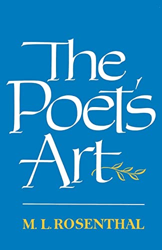 Imagen de archivo de The Poet's Art a la venta por HPB-Diamond