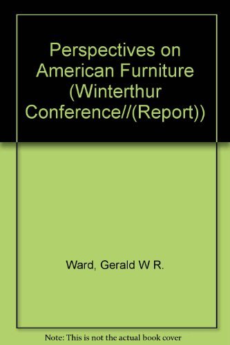 Beispielbild fr Perspectives on American Furniture (A Winterthur Book) zum Verkauf von Wonder Book