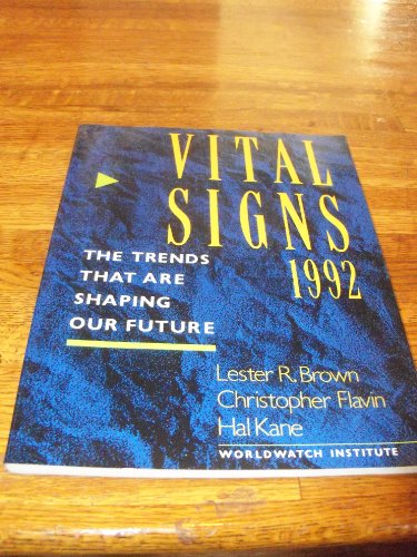 Beispielbild fr Vital Signs 1992 zum Verkauf von Wonder Book