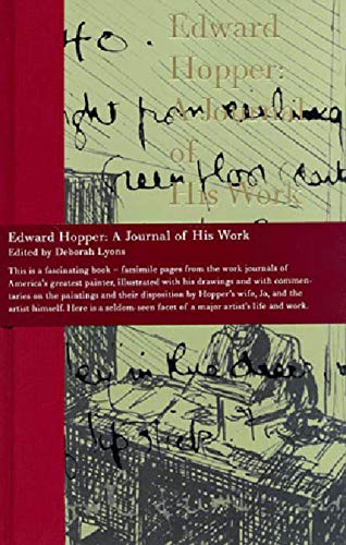 9780393313307: Edward Hopper – A Journal of His Work