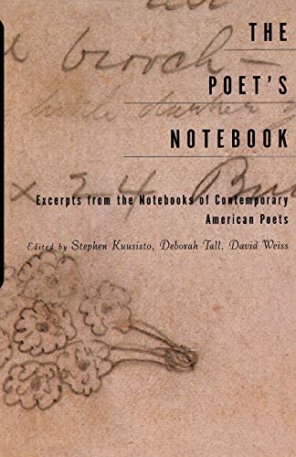 9780393316551: The Poet's Notebook: Excerpts from the Notebooks of 26 American Poets