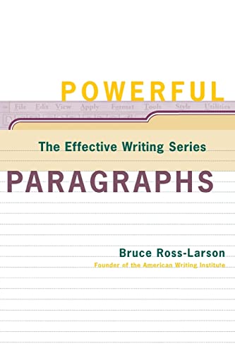 Stock image for Powerful Paragraphs (The Effective Writing Series) for sale by SecondSale