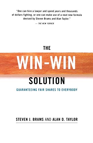 Beispielbild für The Win-Win Solution: Guaranteeing Fair Shares to Everybody (Norton Paperback) zum Verkauf von medimops