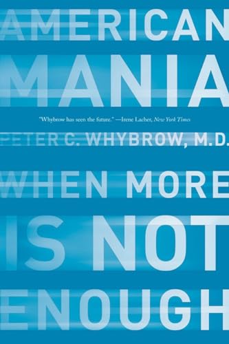 Beispielbild fr American Mania : When More Is Not Enough zum Verkauf von Better World Books