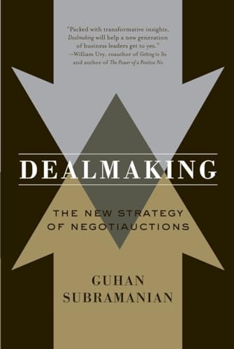 Stock image for Dealmaking: The New Strategy of Negotiauctions (First Edition) for sale by SecondSale