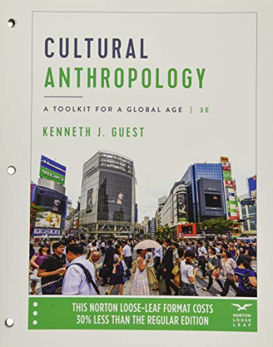 Stock image for Cultural Anthropology: A Toolkit for a Global Age for sale by HPB-Red