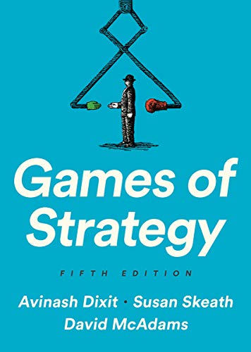 Beispielbild fr Games of Strategy zum Verkauf von BooksRun