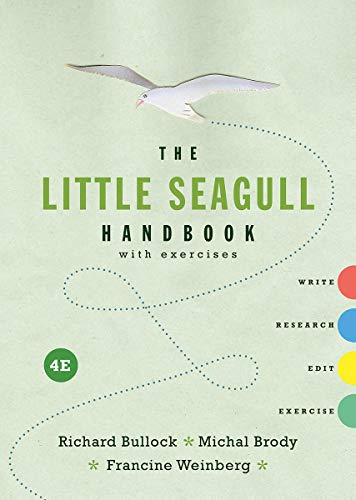 Beispielbild fr The Little Seagull Handbook : With Exercises zum Verkauf von Better World Books