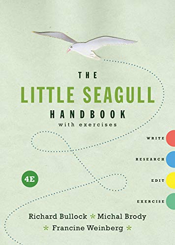Imagen de archivo de The Little Seagull Handbook with Exercises 4e a la venta por Facetextbooks