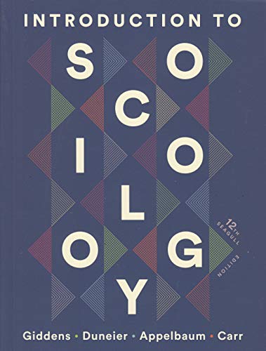 Stock image for Introduction to Sociology | 12th Seagull Edition | Review Copy for sale by SecondSale
