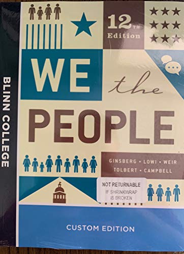 Beispielbild fr WE THE PEOPLE >CUSTOM< zum Verkauf von Better World Books