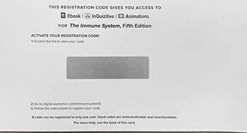 Stock image for Inquisitive Access for The Immune System 5th Edition for sale by A Team Books