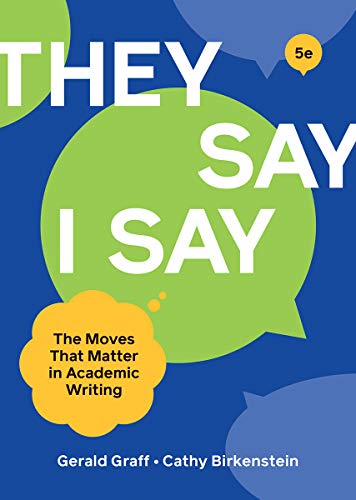 Stock image for They Say / I Say for sale by A Team Books