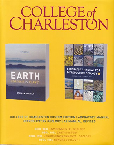 Stock image for College of Charleston Laboratory Manual for Introductory Geology for sale by SecondSale