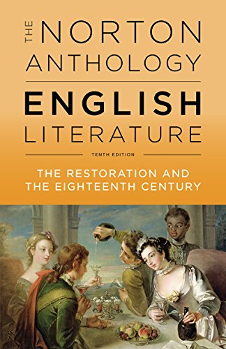 9780393603040: The Norton Anthology of English Literature: The Restoration and the Eighteens Century