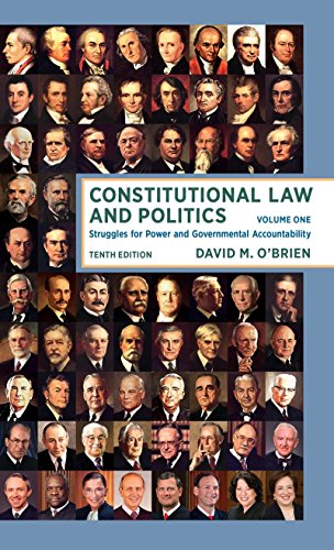 Stock image for Constitutional Law and Politics: Struggles for Power and Governmental Accountability for sale by ThriftBooks-Atlanta
