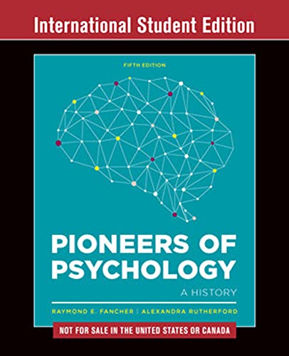 Beispielbild fr Pioneers of Psychology zum Verkauf von WorldofBooks