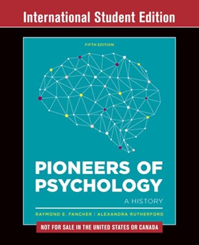 9780393603675: Pioneers of Psychology