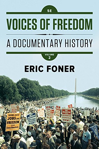 Stock image for Voices of Freedom: A Documentary History (Fifth Edition) (Vol. Volume 2) for sale by SecondSale