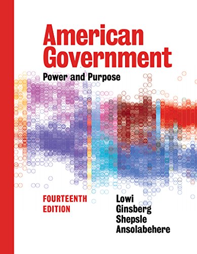 Beispielbild fr American Government: Power and Purpose zum Verkauf von HPB-Red