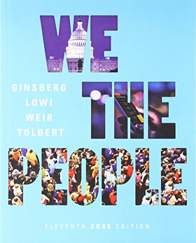 Beispielbild fr We the People zum Verkauf von Better World Books